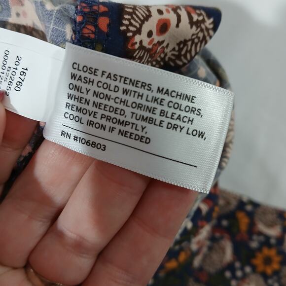 DULUTH TRADING Heirloom Gardening Bib Overalls XXS x 33 NWT Hedgehog Mushroom - Picture 8 of 16